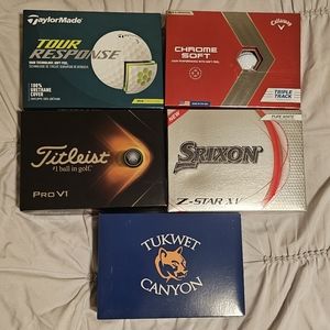 5 Boxes of Golf Balls